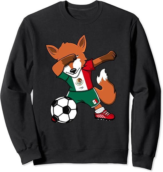 Dabbing Fox Mexico Soccer Fans Jersey Mexican Football
